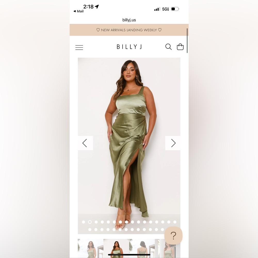 Elegant Olive Green Maxi Dress - Wedding/Bridesmaid Dress